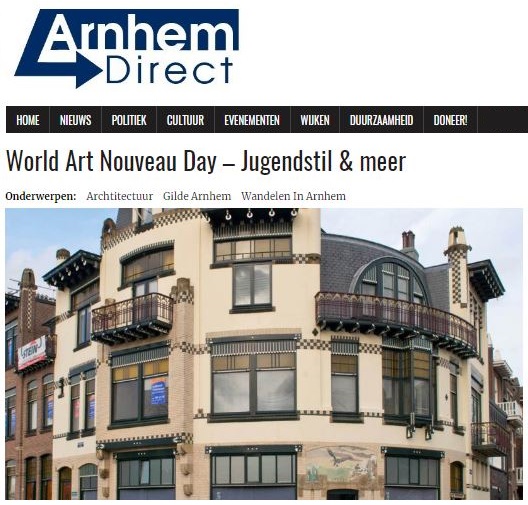 Arnhem Direct - World Art Nouveau Day 2018