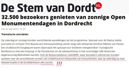 Stem van Dordt 20190916 