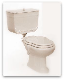 Art Nouveau Sanitair toilet wc