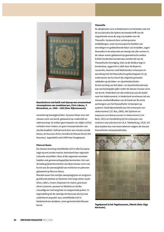 Nieuwe Kunst Vlakornamenten